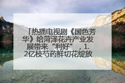 热播电视剧《国色芳华》给菏泽花卉产业发展带来“利好”，1.2亿枝芍药鲜切花绽放“国色芳华”