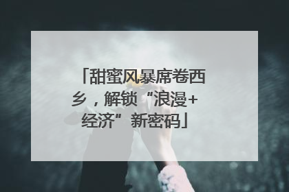 甜蜜风暴席卷西乡，解锁“浪漫+经济”新密码