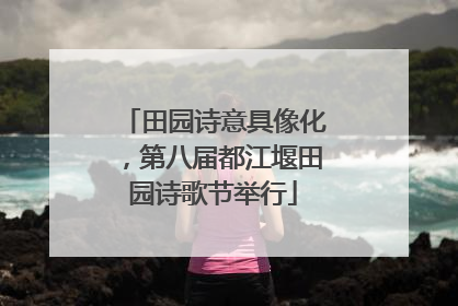 田园诗意具像化，第八届都江堰田园诗歌节举行