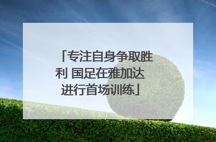专注自身争取胜利 国足在雅加达进行首场训练