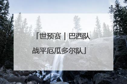世预赛｜巴西队战平厄瓜多尔队