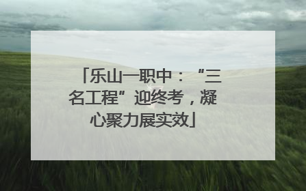 乐山一职中：“三名工程”迎终考，凝心聚力展实效