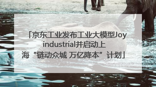 京东工业发布工业大模型Joy industrial并启动上海“链动众城 万亿降本”计划