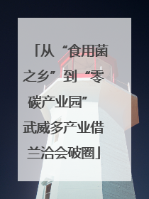 从“食用菌之乡”到“零碳产业园” 武威多产业借兰洽会破圈