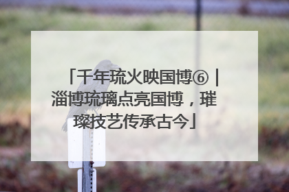 千年琉火映国博⑥｜淄博琉璃点亮国博，璀璨技艺传承古今