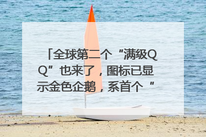 全球第二个“满级QQ”也来了，图标已显示金色企鹅，系首个“满级QQ”的小号