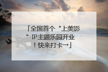 全国首个“上美影”IP主题乐园开业！快来打卡→