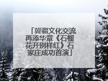 冀疆文化交流再添华章《石榴花开别样红》石家庄成功首演