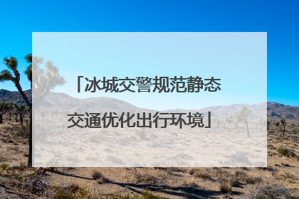 冰城交警规范静态交通优化出行环境