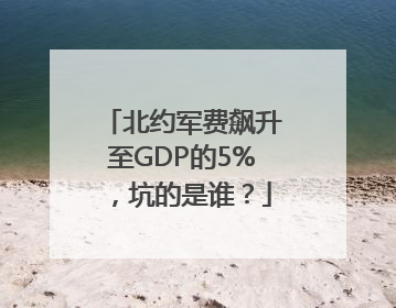 北约军费飙升至GDP的5%，坑的是谁？