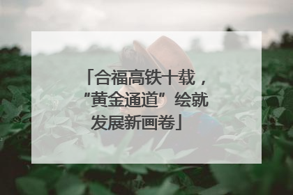 合福高铁十载，“黄金通道”绘就发展新画卷