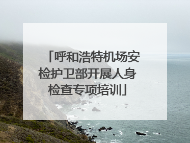 呼和浩特机场安检护卫部开展人身检查专项培训