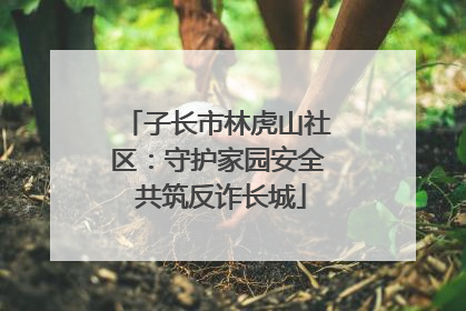 子长市林虎山社区：守护家园安全 共筑反诈长城