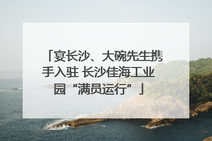 宴长沙、大碗先生携手入驻 长沙佳海工业园“满员运行”