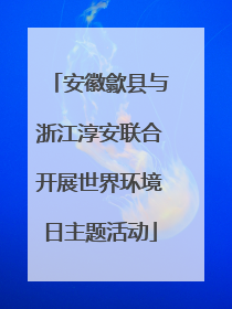 安徽歙县与浙江淳安联合开展世界环境日主题活动