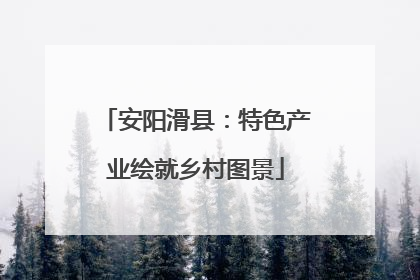 安阳滑县：特色产业绘就乡村图景