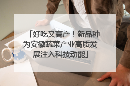 好吃又高产！新品种为安徽蔬菜产业高质发展注入科技动能