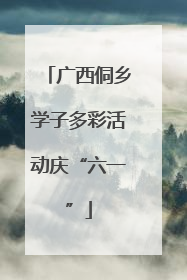 广西侗乡学子多彩活动庆“六一”