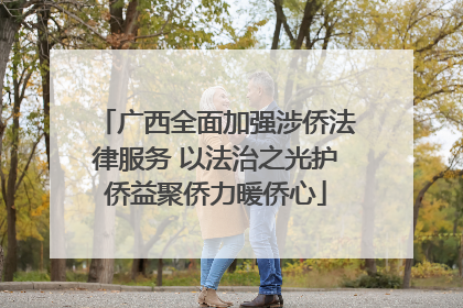 广西全面加强涉侨法律服务 以法治之光护侨益聚侨力暖侨心