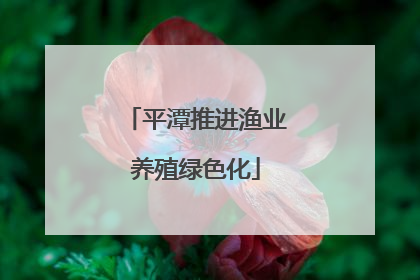 平潭推进渔业养殖绿色化