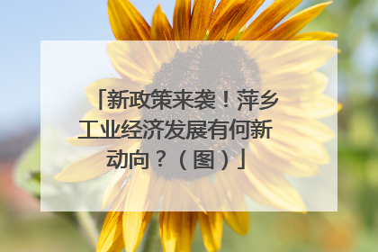 新政策来袭！萍乡工业经济发展有何新动向？（图）