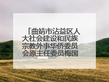 曲靖市沾益区人大社会建设和民族宗教外事华侨委员会原主任委员梅国稳被“双开”