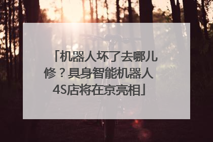 机器人坏了去哪儿修？具身智能机器人4S店将在京亮相