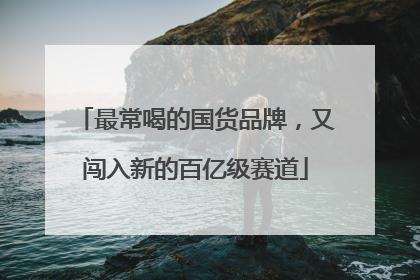 最常喝的国货品牌，又闯入新的百亿级赛道