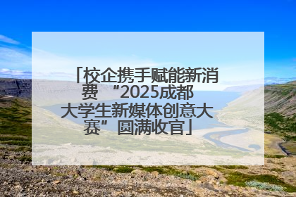 校企携手赋能新消费 “2025成都大学生新媒体创意大赛”圆满收官