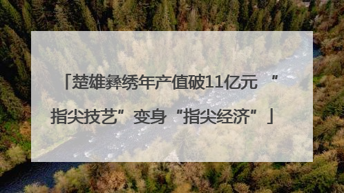 楚雄彝绣年产值破11亿元 “指尖技艺”变身“指尖经济”