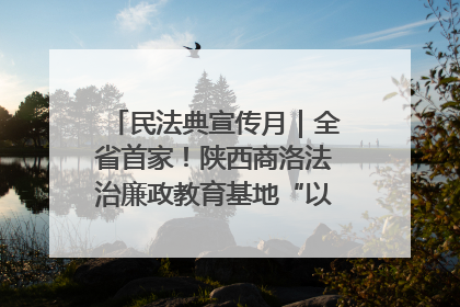 民法典宣传月｜全省首家！陕西商洛法治廉政教育基地“以案说纪”润人心