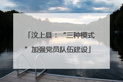 汶上县：“三种模式”加强党员队伍建设