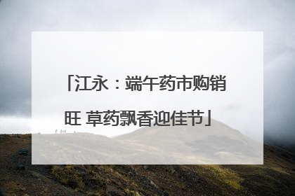 江永：端午药市购销旺 草药飘香迎佳节