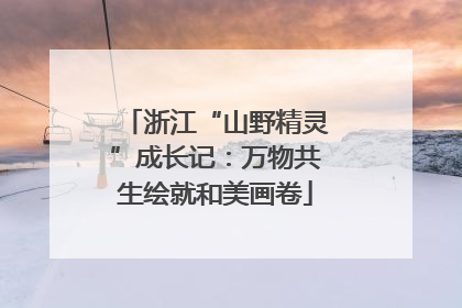 浙江“山野精灵”成长记：万物共生绘就和美画卷