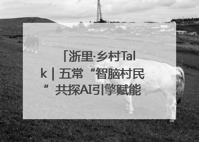 浙里·乡村Talk｜五常“智脑村民”共探AI引擎赋能企业服务新图景