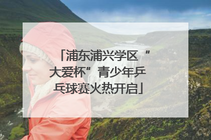 浦东浦兴学区“大爱杯”青少年乒乓球赛火热开启