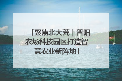 聚焦北大荒｜普阳农场科技园区打造智慧农业新阵地