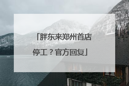 胖东来郑州首店停工？官方回复
