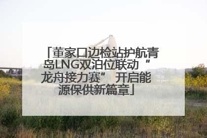 董家口边检站护航青岛LNG双泊位联动“龙舟接力赛” 开启能源保供新篇章