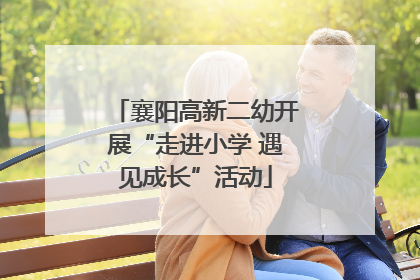 襄阳高新二幼开展“走进小学 遇见成长”活动