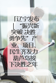 辽宁发布｜“振兴新突破 决胜勇争先”产业、项目、民生齐发力 葫芦岛按下决胜之年“加速键”