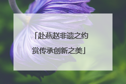 赴燕赵非遗之约 赏传承创新之美