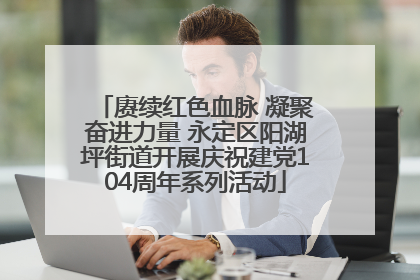 赓续红色血脉 凝聚奋进力量 永定区阳湖坪街道开展庆祝建党104周年系列活动