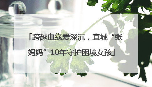 跨越血缘爱深沉，宜城“张妈妈”10年守护困境女孩