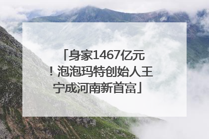身家1467亿元！泡泡玛特创始人王宁成河南新首富