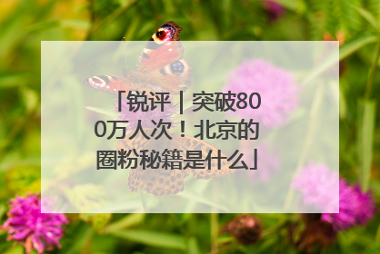 锐评｜突破800万人次！北京的圈粉秘籍是什么