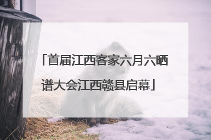 首届江西客家六月六晒谱大会江西赣县启幕