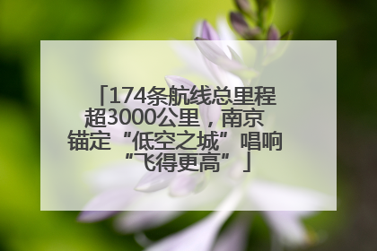 174条航线总里程超3000公里，南京锚定“低空之城”唱响“飞得更高”