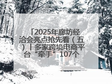 2025年廊坊经洽会亮点抢先看（五）丨多家跨境电商平台“牵手”107个特色产业集群