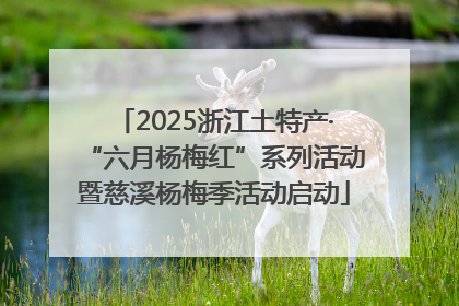 2025浙江土特产·“六月杨梅红”系列活动暨慈溪杨梅季活动启动
